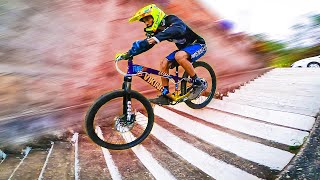 Melhorei MUITO a Vikingx  Downhill Urbano e Pump Track [upl. by Cenac901]