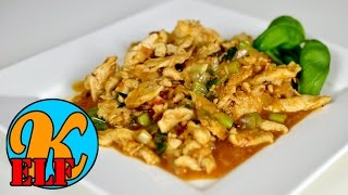 Hähnchen asiatisch  Low Carb  Asia Chicken schnell selber machen KanalELF Rezept 68 [upl. by Trenna472]