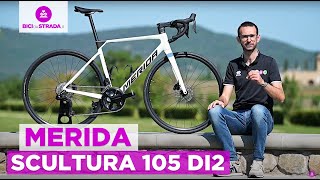 TEST  Merida Scultura 6000 con Shimano 105 Di2 [upl. by Seugram609]