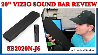 20 Inch Vizio Sound Bar Review Best quotBangquot for your buck [upl. by Llertnac395]