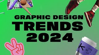 Graphic Design Trends 2024 18 Styles Explained [upl. by Bleier146]