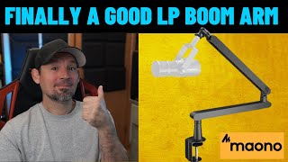 Maono BA92 Low profile Microphone Boom Arm  Review Demo and Assembly [upl. by Odelia533]