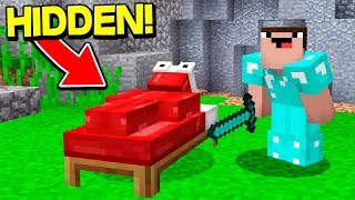 BEST HIDING SPOT IN MINECRAFT BEDWARS [upl. by Kalli773]