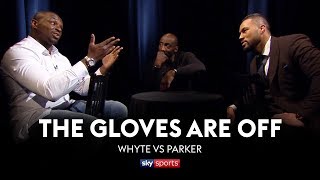 GLOVES ARE OFF Dillian Whyte vs Joseph Parker 👊 [upl. by Annairdua]