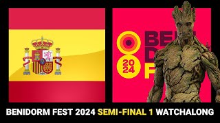 Benidorm Fest 2024 SemiFinal 1 Live Watchalong  Community Voting [upl. by Sweeney737]