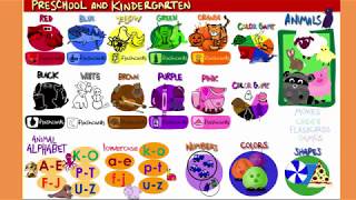 Free Preschool amp Kindergarten Learning activities [upl. by Cresa421]