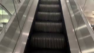 8919 1973 Montgomery GampP Up Escalator at MayCompany Macys at Galleria at Tyler Riverside CA [upl. by Aloisia]