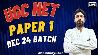 UGC NET Paper 1 December 24 Practice session I ugcnetpaper1 [upl. by Aremihc]