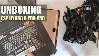 FSP Hydro G Pro 850W ATX 30  Unboxing amp Installation [upl. by Nnayelhsa]