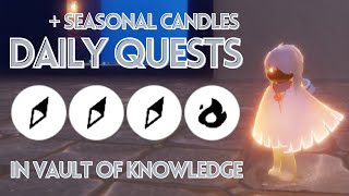 Today’s Daily Quests in Vault of Knowledge  Sky Children of the Light [upl. by Mommy557]