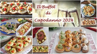 Il MIO BUFFET DI CAPODANNO 2024 Idee facili e veloci da preparare in anticipo per buffet [upl. by Samuele341]