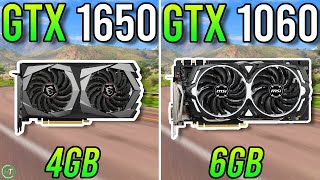 GTX 1650 4GB vs GTX 1060 6GB  Big Difference [upl. by Hsevahb]