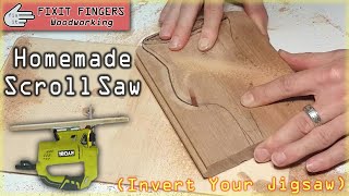 Make an Inverted Jigsaw Table DIY Scroll Saw [upl. by Anrat]