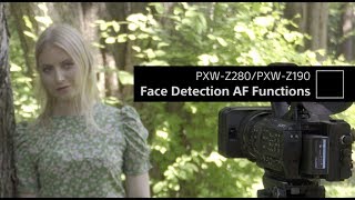 Sony PXWZ280PXWZ190  Face Detection AF Auto Focus video [upl. by Connell]