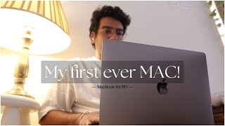 MacBook Air M1 in 2023  Unboxing vlog [upl. by Malha]