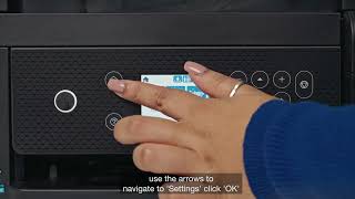 How to connect your Epson printer to WiFi printers with a screen display [upl. by Brewster882]