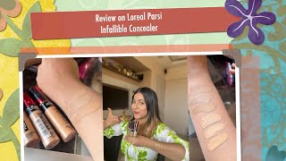 Loreal Infallible Concealer Shades  Honest Review by Nikkmua [upl. by Sacksen487]