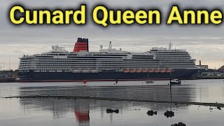 FIRST LOOK at the Stunning Cunard Queen Anne Cruise Ship At its Maiden Port of Southampton [upl. by Philine]