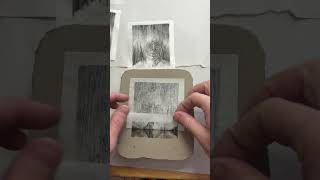 Change in state Stone lithography printmaking [upl. by Elwin]