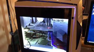 Snowblind Gaming PC Packs Mesmerizing LCD on Side [upl. by Nikolia]