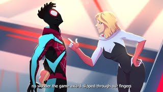 Gwen Reacts To Miles New Suits [upl. by Emmit]