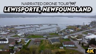 🌊✨ Lewisporte Newfoundland Aerial 4K Drone Adventure 🚁🏞️ [upl. by Ilsa126]