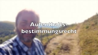 Familienrecht  Was ist das Aufenthaltsbestimmungsrecht  RAVideotv 07 [upl. by Aleakam939]