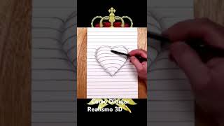 Como Dibujar Realismo 3D ✏️ Fácil para Principiantes ✏️ [upl. by Marlow]