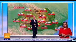 Vremea de astazi 1 Septembrie 2024 Ora 7 [upl. by Ettenej]