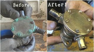 Water pump restoration and maintenance SV Akestor Volvo Penta MD2B Part 4 [upl. by Evie292]