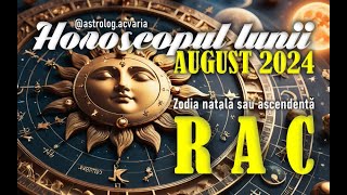 ♋RAC 🌼 Horoscop AUGUST 2024 Subtitrat RO 🌼 CANCER AUGUST 2024 HOROSCOPE [upl. by Elenore227]