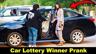 Car Lottery Winner Prank  Pranks In Pakistan  Humanitarians [upl. by Kowatch]