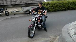 Yamaha Dragstar 125  NEW BIKE  test drive [upl. by Htiekel375]