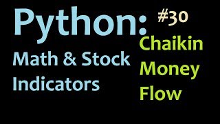 Python How to Graph the Chaikin Money Flow Trading Indicator in Matplotlib [upl. by Borer]