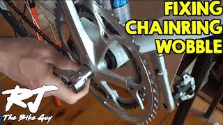 How To Fix Chainring Wobble [upl. by Euqinue]