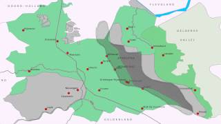 Topografie Provincie Utrecht [upl. by Avuha]