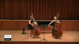 Bottesini Gran Duetto No 2  Nina DeCesare Mikyung Sung double basses [upl. by Missie557]