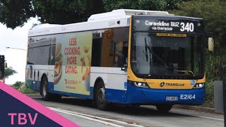 SEQ AU 340 OB Woolloongabba Busway Platform 1 to Carseldine Station via Chermside [upl. by Mathis977]