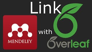 How to link your Overleaf account to Mendeley and keep your bibliography synced [upl. by Nylakcaj]