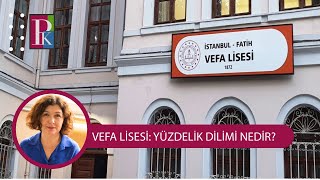 VEFA LİSESİ HANGİ YÜZDELİK DİLİMDEN ALIYOR PUANI NEDİR [upl. by Ellebasi967]