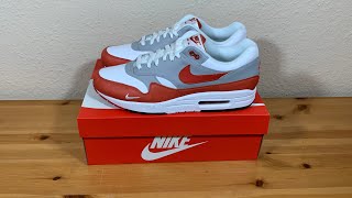 Nike Air Max 1 Martian Sunrise DH4059102 2021 [upl. by Lambertson]