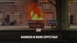 BAKWAGEN IN BRAND COPPESTRAAT [upl. by Yreme]