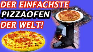 Der einfachste Pizzaofen der Welt Rocket Stove Pizza [upl. by Fredericka]