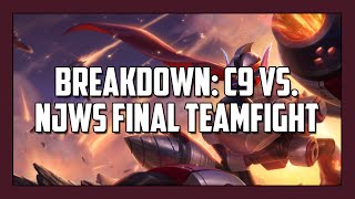 Breakdown C9 vs NJWS Final Teamfight [upl. by Lahcim590]