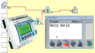 Hello World in Crouzet Millenium 3 A Beginners Guide to AND amp OR Logic Gates [upl. by Ientirb]