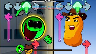 FNF NEW Geometry Dash 23 vs Twiddle Finger Sings Ejected  Fire In The Hole [upl. by Nytsirt]