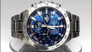 Casio Edifice EFR564D2AV Chronograph watch video 2019 [upl. by Alyakim891]