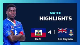 Haïti U20 vs Îles Caïmans U20 Resuméseliminatwa koup dimond Championnat CONCACAF Qualification 2024 [upl. by Whittemore]