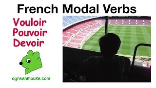 Modal Verbs in French  Vouloir Pouvoir Devoir [upl. by Woothen]