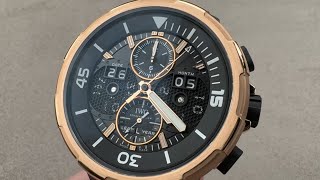 IWC Aquatimer Perpetual Calendar Digital DateMonth IW379401 IWC Watch Review [upl. by Ddet]